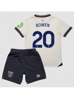 Billige West Ham United Jarrod Bowen #20 Bortedraktsett Barn 2025-26 Kortermet (+ Korte bukser)